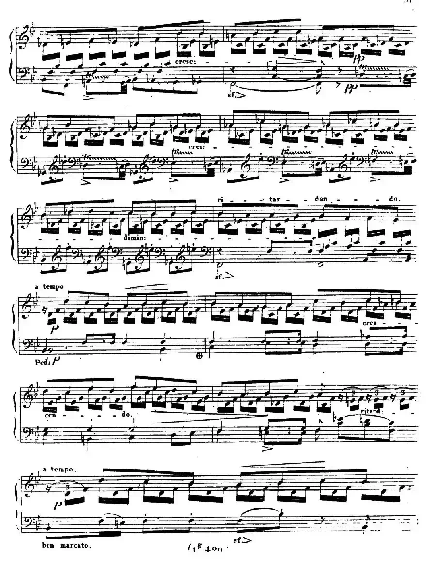 24 Exercices et Preludes Op.21（24首前奏练习曲·17）