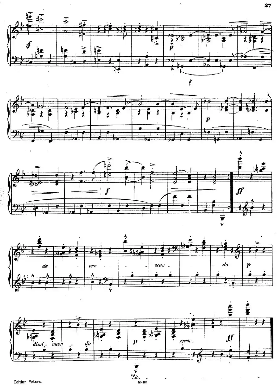 Waltzes Op.23（圆舞曲集·11、降B大调）