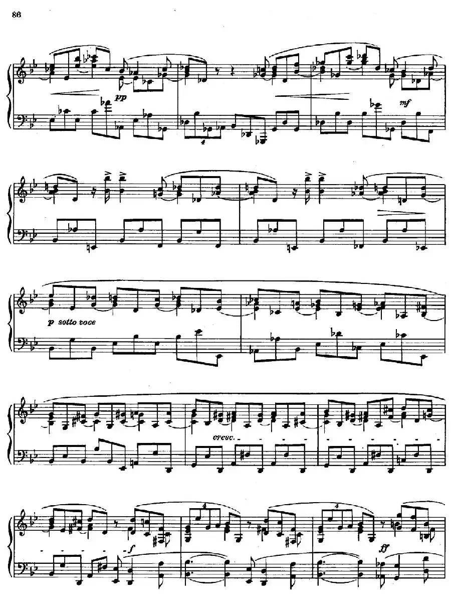斯克里亚宾-7 Preludes Op.17（7首前奏曲 No.7）