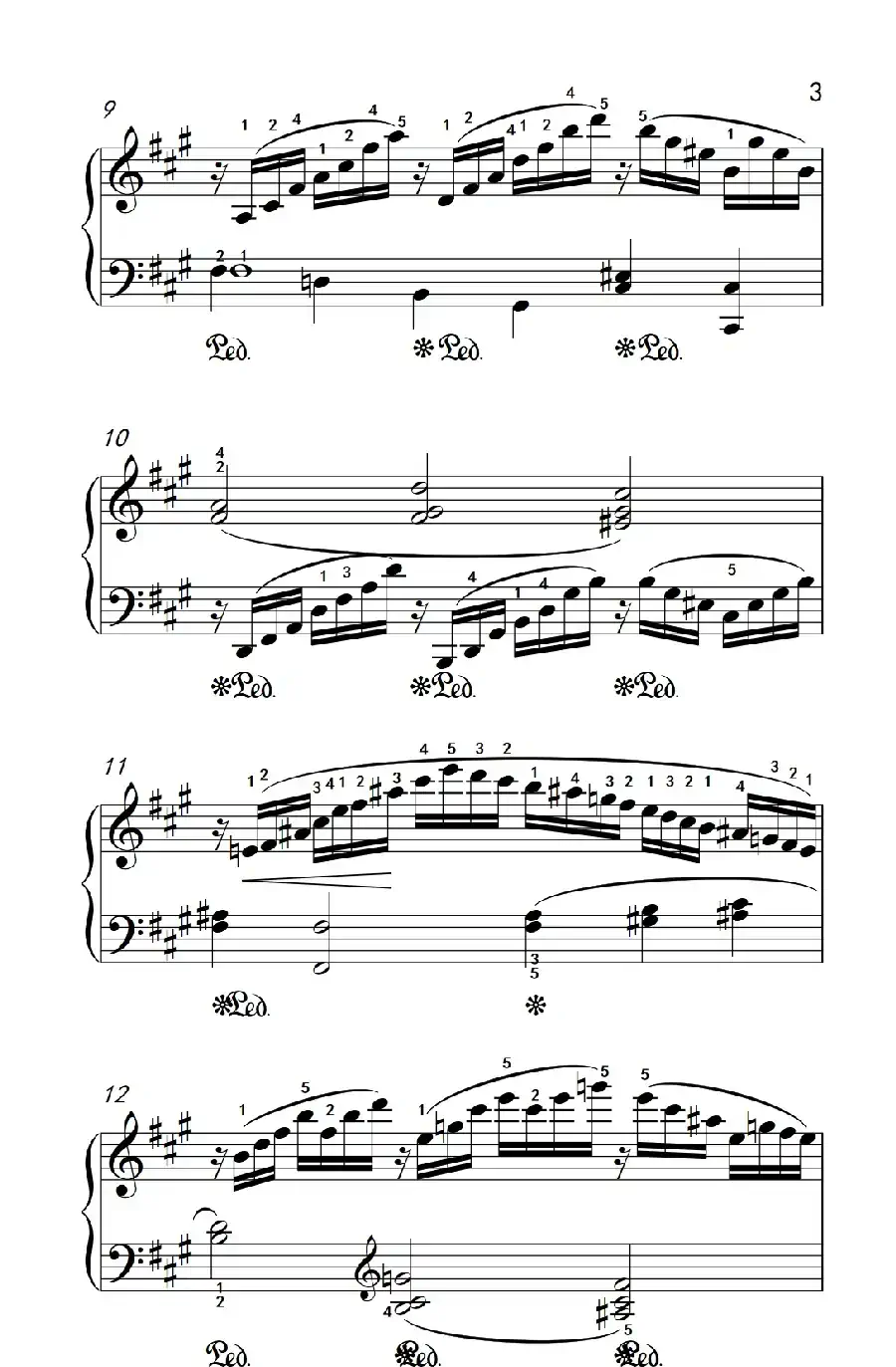 第九级2.练习曲 No.7（中央音乐学院 钢琴（业余）考级教程 7-9级）