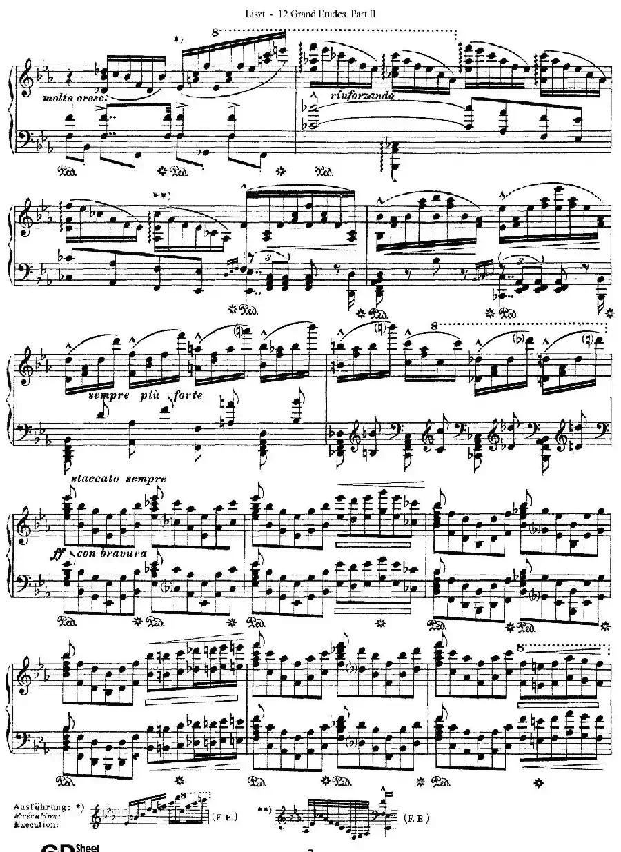 12 Grand Etudes S.137（12首华丽的练习曲·7）