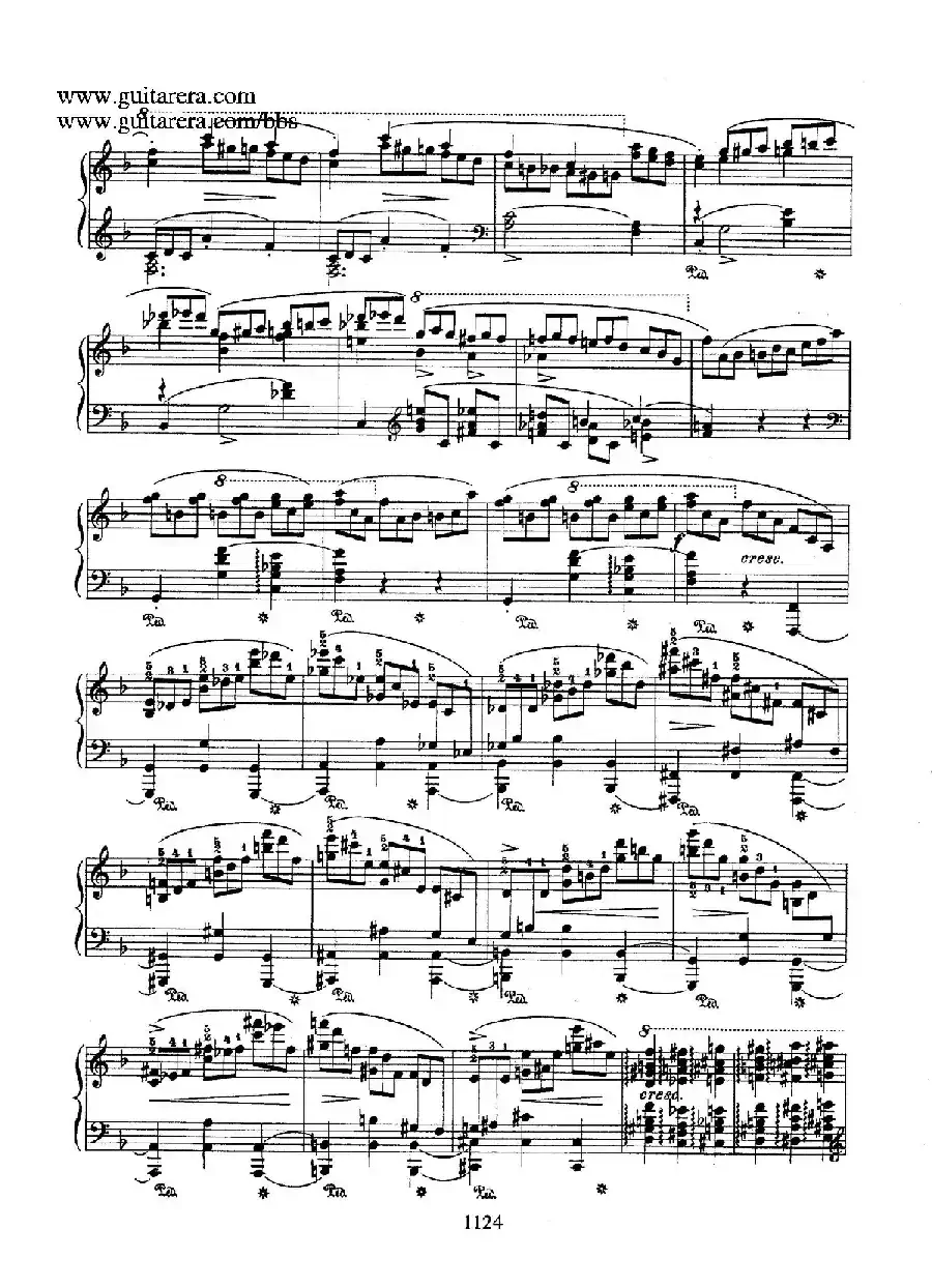 Piano Concerto No.2 in f Minor Op.21（f小调第二钢琴协奏曲·钢琴独奏版）