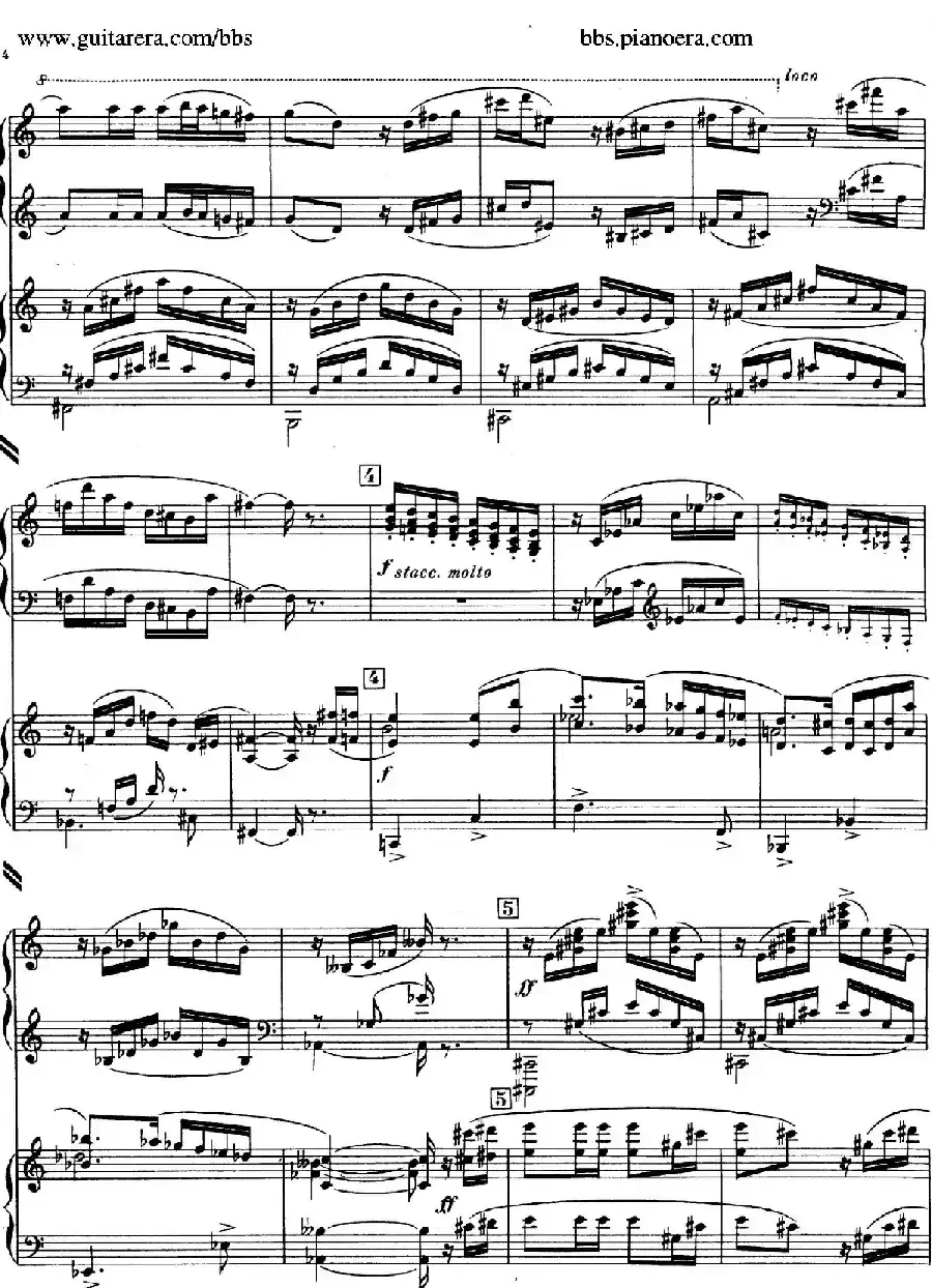Piano Concerto in c-sharp Minor （升c小调钢琴协奏曲·第一乐章）