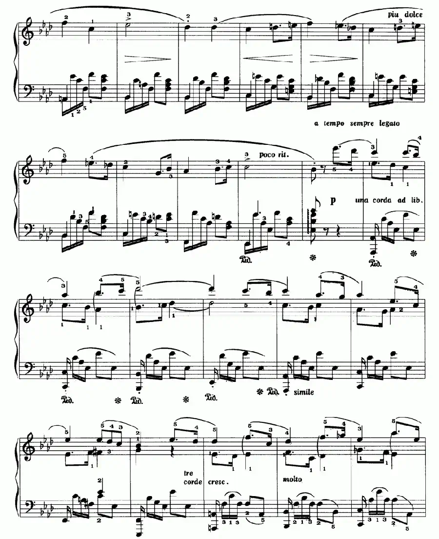 无词浪漫曲（福雷作品第17号之三）