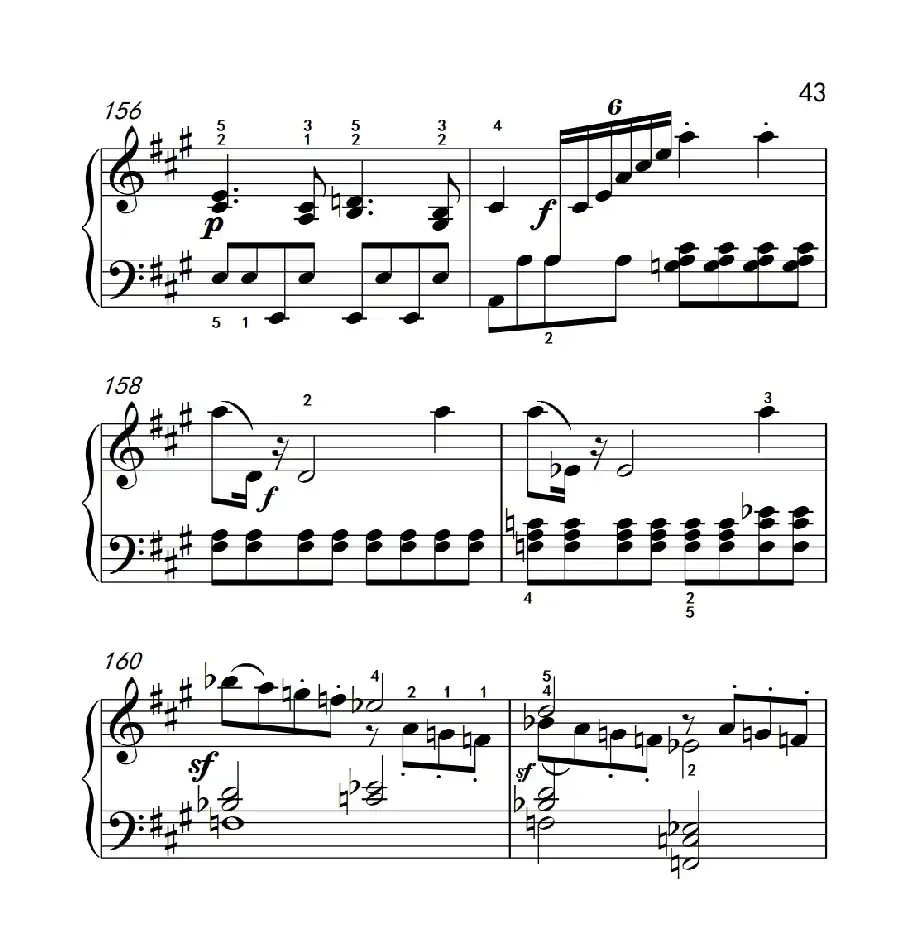 奏鸣曲 Opus 2 Nr.2 第四乐章(贝多芬奏鸣曲集 1)