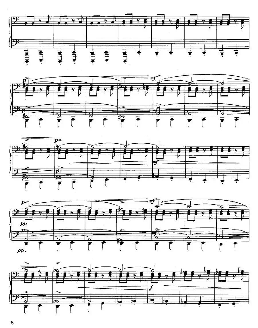 Four Rhapsodies Op.11（4首狂想曲·Ⅲ）