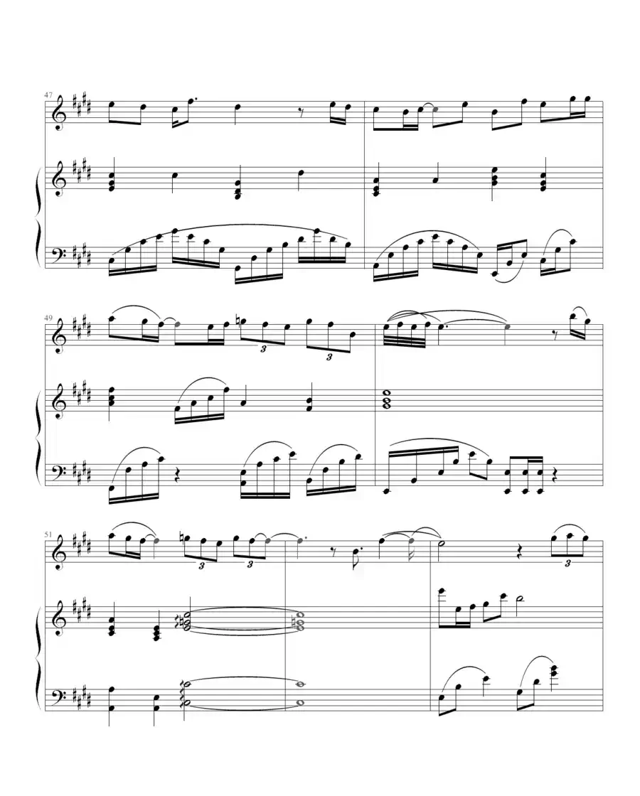 一千年以后（钢琴伴奏谱）