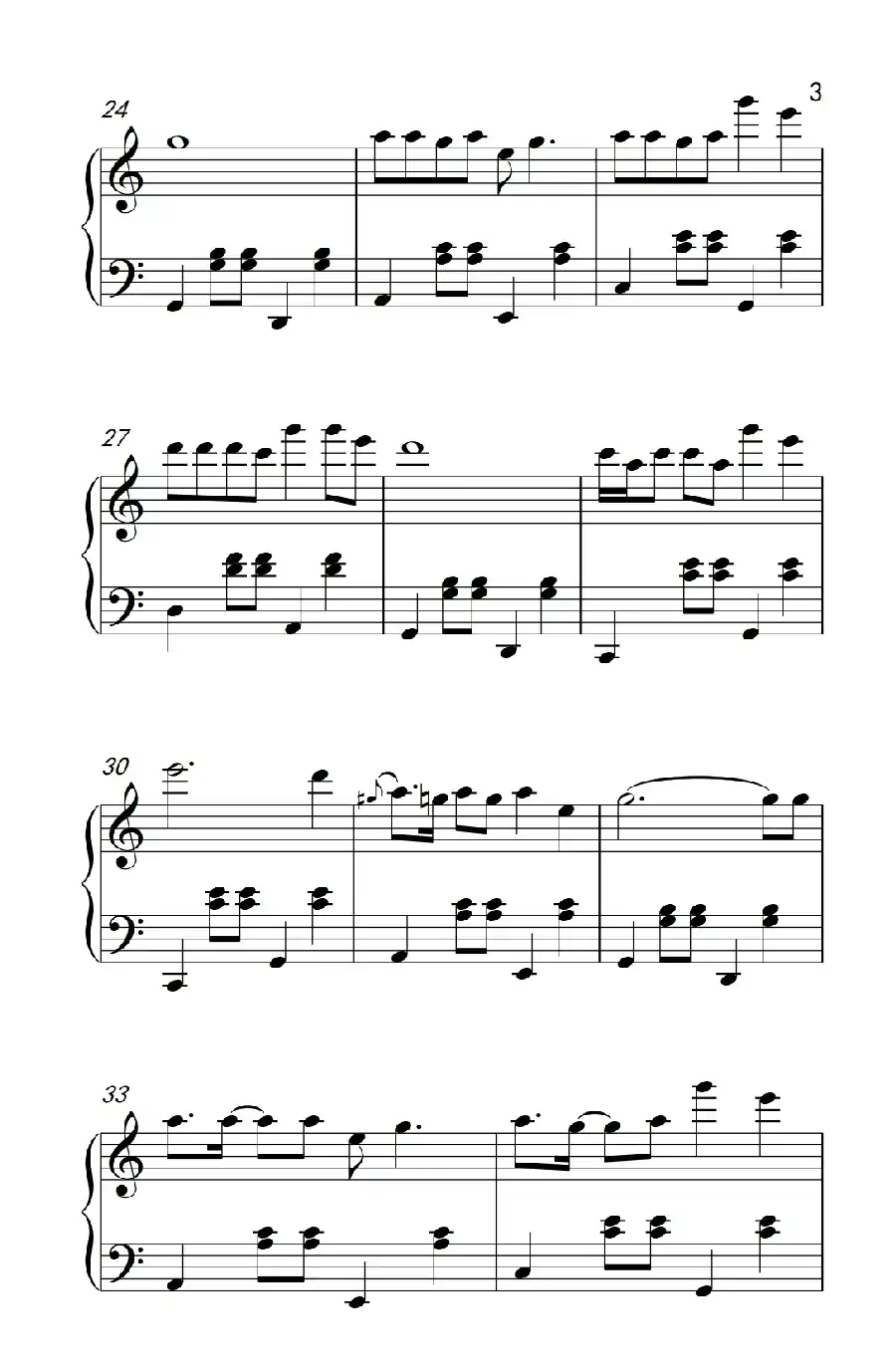 大王叫我来巡山（转自《弹吧音教》制谱）