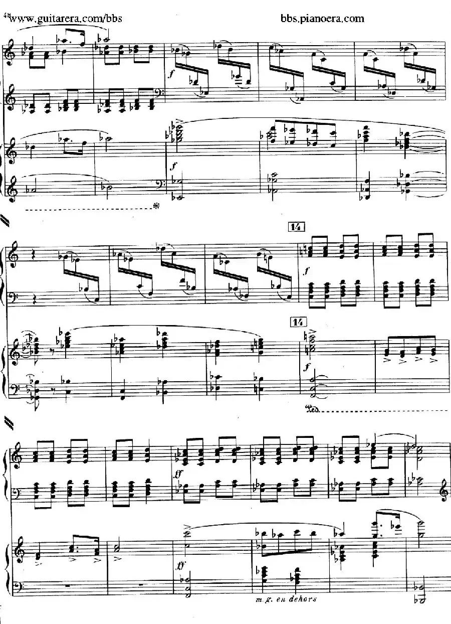 Piano Concerto in c-sharp Minor（升c小调钢琴协奏曲·第三乐章）