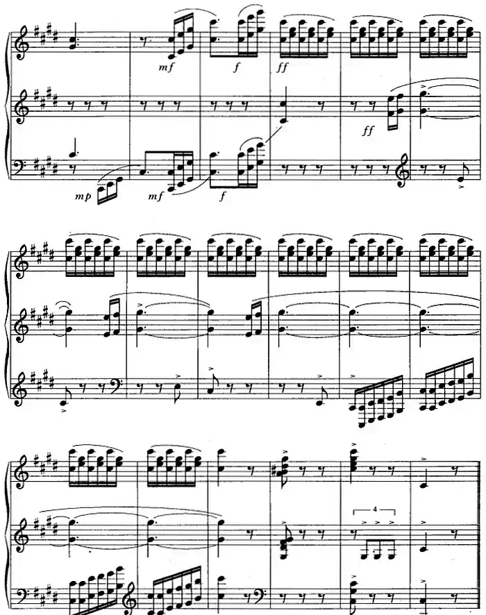 组曲·家乡之歌(IV 跳场的日子)