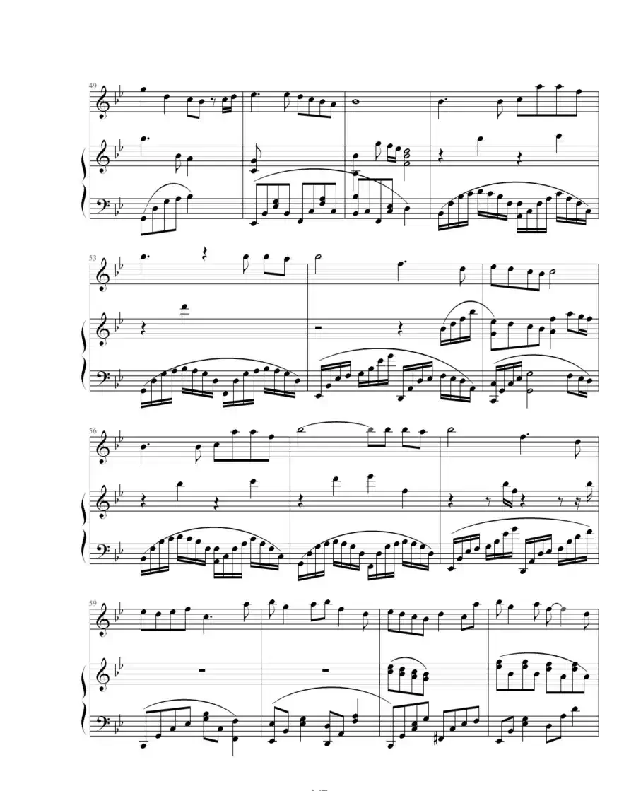 花园（钢琴伴奏谱）