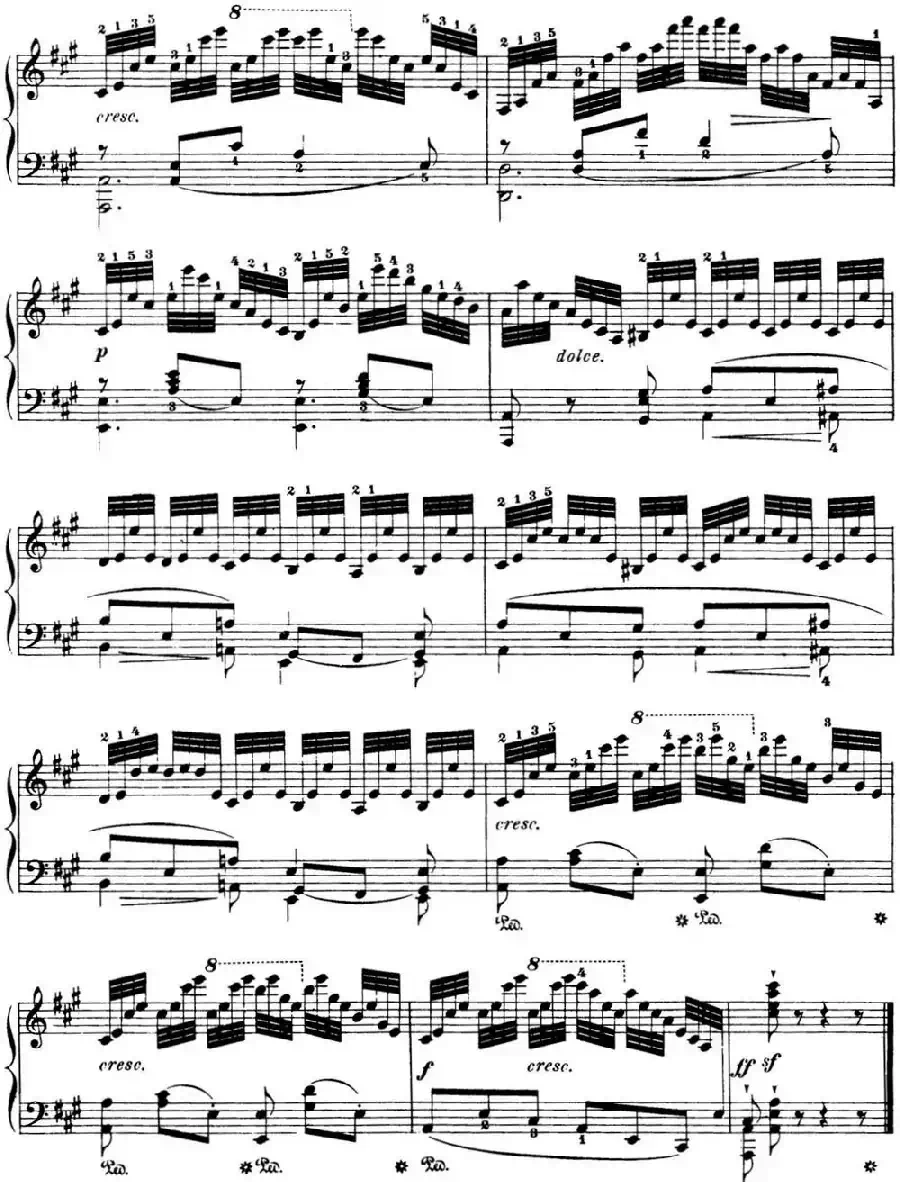 50首车尔尼Op.740钢琴手指灵巧技术练习曲（NO.36）