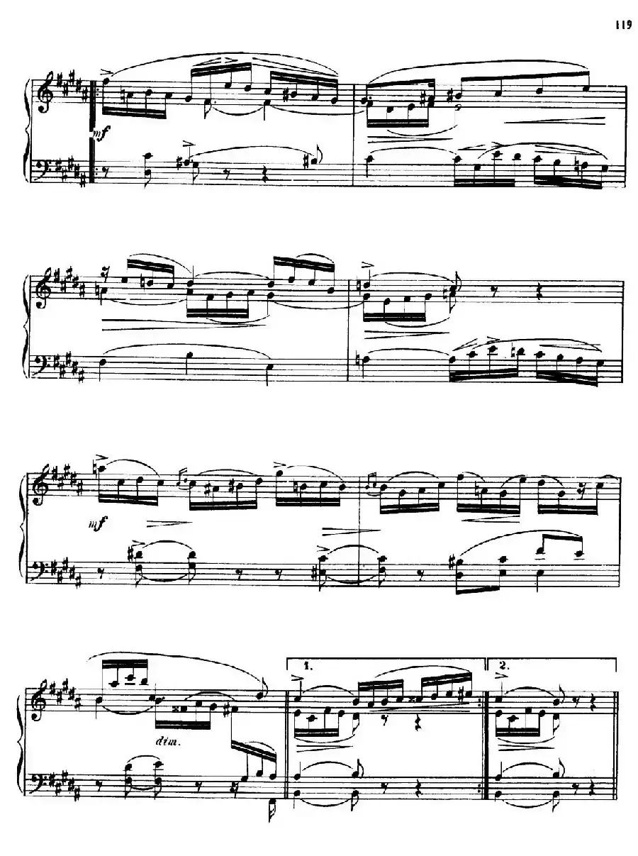 24 Characteristic Pieces Op.36（24首性格小品·23）