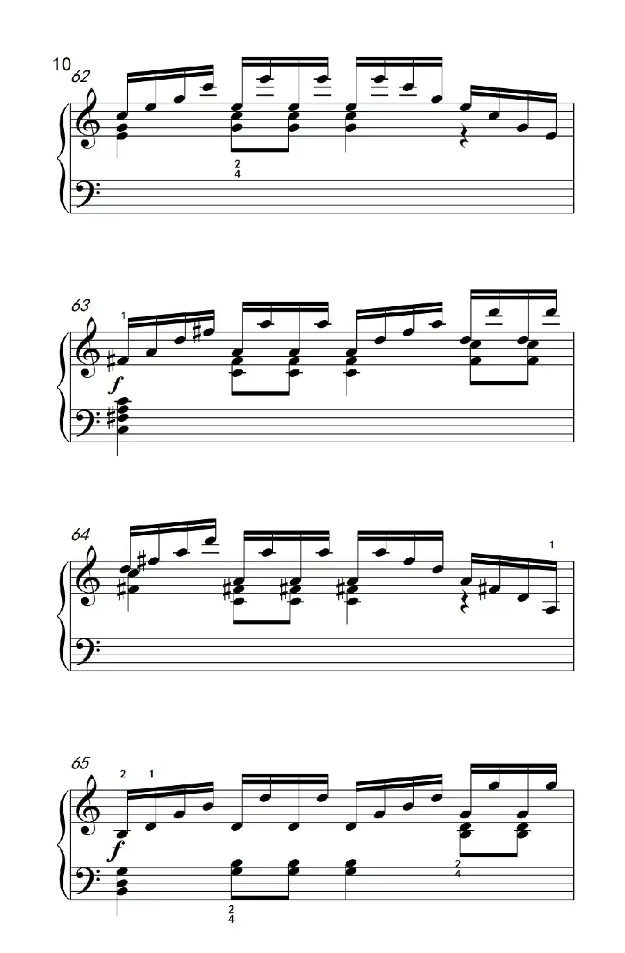 奏鸣曲 Opus 2 Nr.3 第一乐章(贝多芬奏鸣曲集 1)