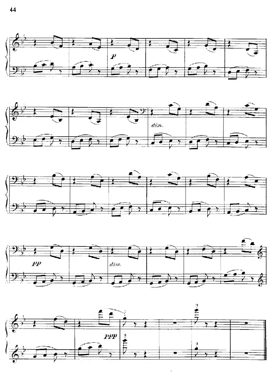 Thirty Pieces For Children Op.27（30首儿童钢琴曲 21—25）