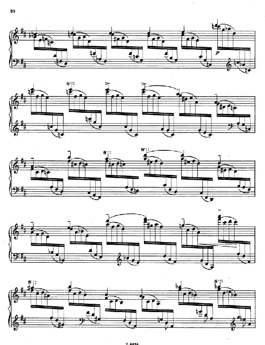 Charakterskizzen Op.40（个性素描 1. 幻影 Vision）