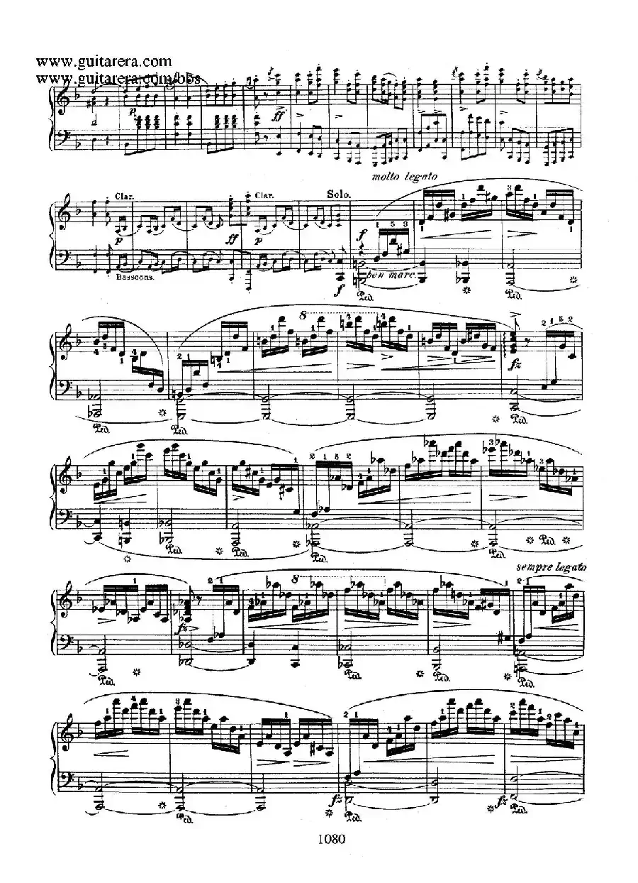 Krakowiak Grand Rondo de Concert Op.14 （克拉科维克音乐会用大回旋曲·钢琴独奏版）