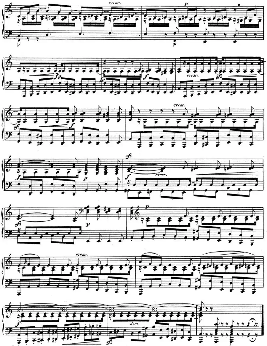 门德尔松无词歌Op.38(NO.5)