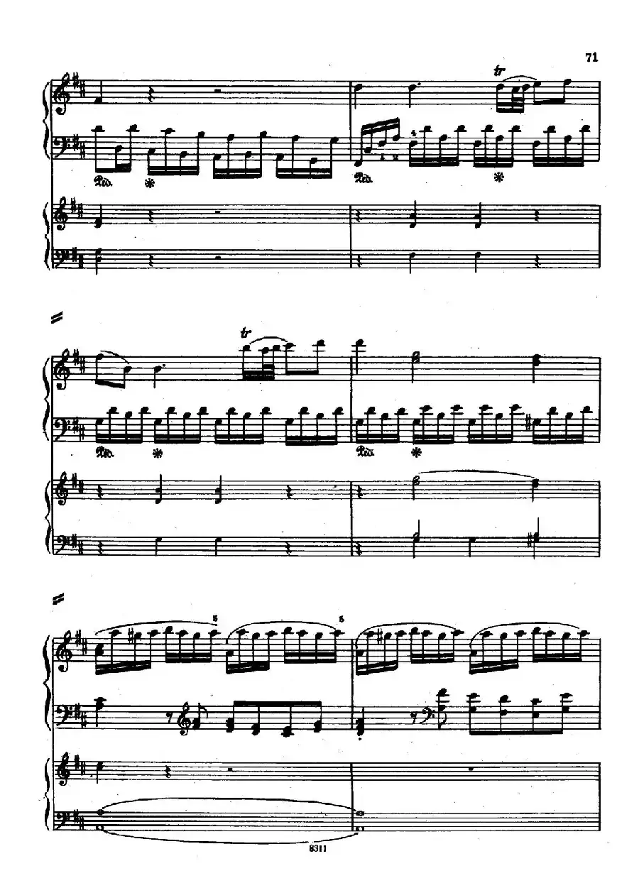 Concerto no 5 K 175 - 2 Piano（Ⅰ）
