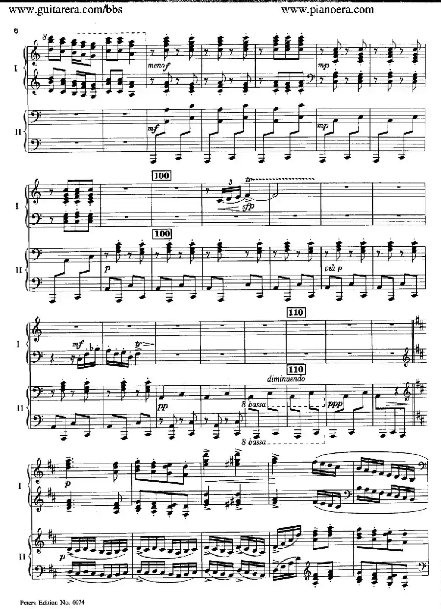 Rondo in D Major Op.87a（D大调回旋曲·双钢琴）