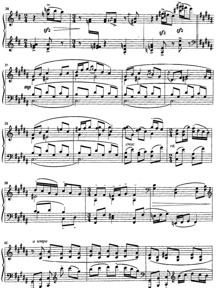 秧歌（选自《山东组曲第二号》之四）