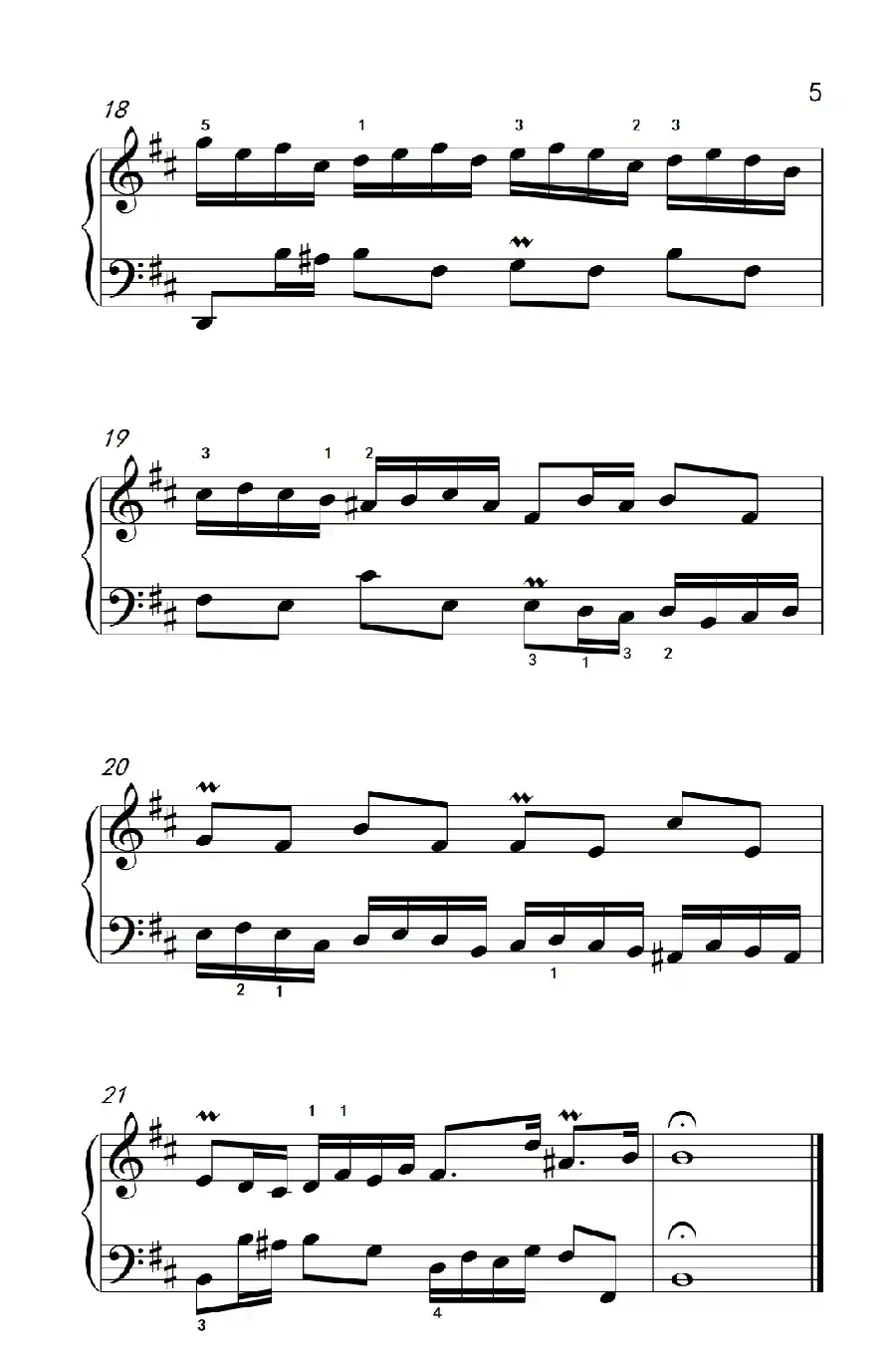 第六级 1.二部创意曲（中央音乐学院 钢琴（业余）考级教程 4-6级）