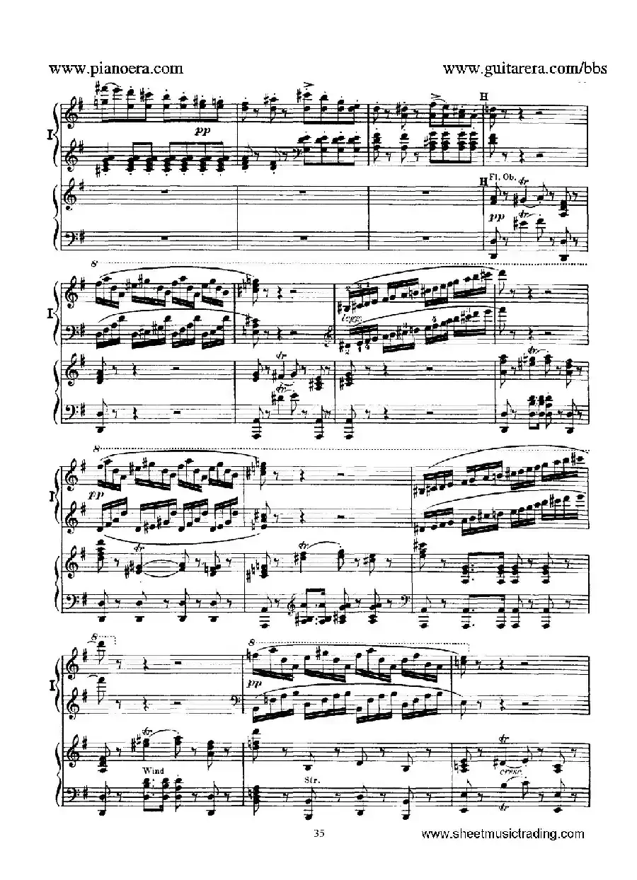 Piano Concerto No.1 in g Minor Op.25（g小调第一钢琴协奏曲·双钢琴）