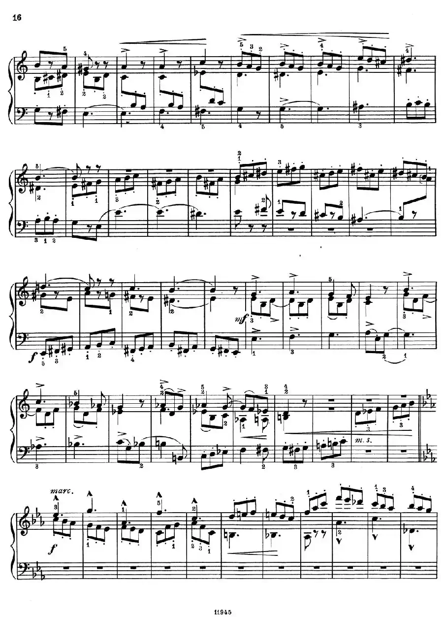 a小调第一组曲 Op.69（5、FUGA）