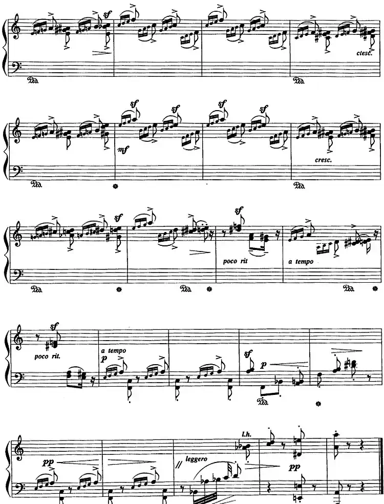 现代钢琴曲：20、小品