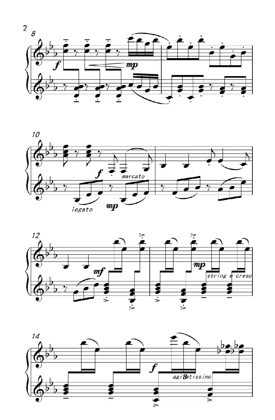第九级3.旱天雷（中央音乐学院 钢琴（业余）考级教程 7-9级）