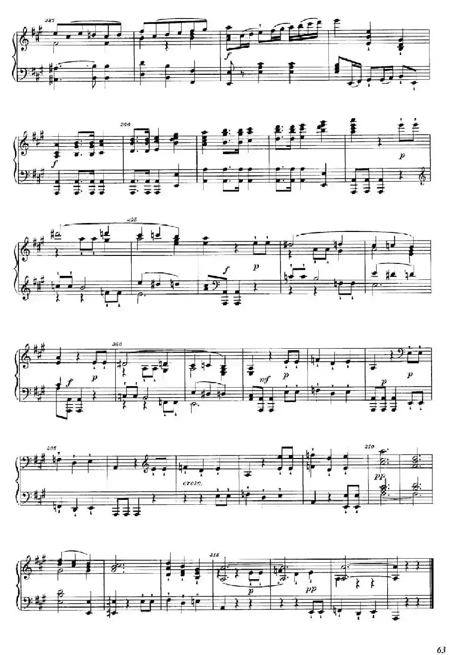 A大调钢琴大奏鸣曲（Grobe Sonate in A Major WWV 26）