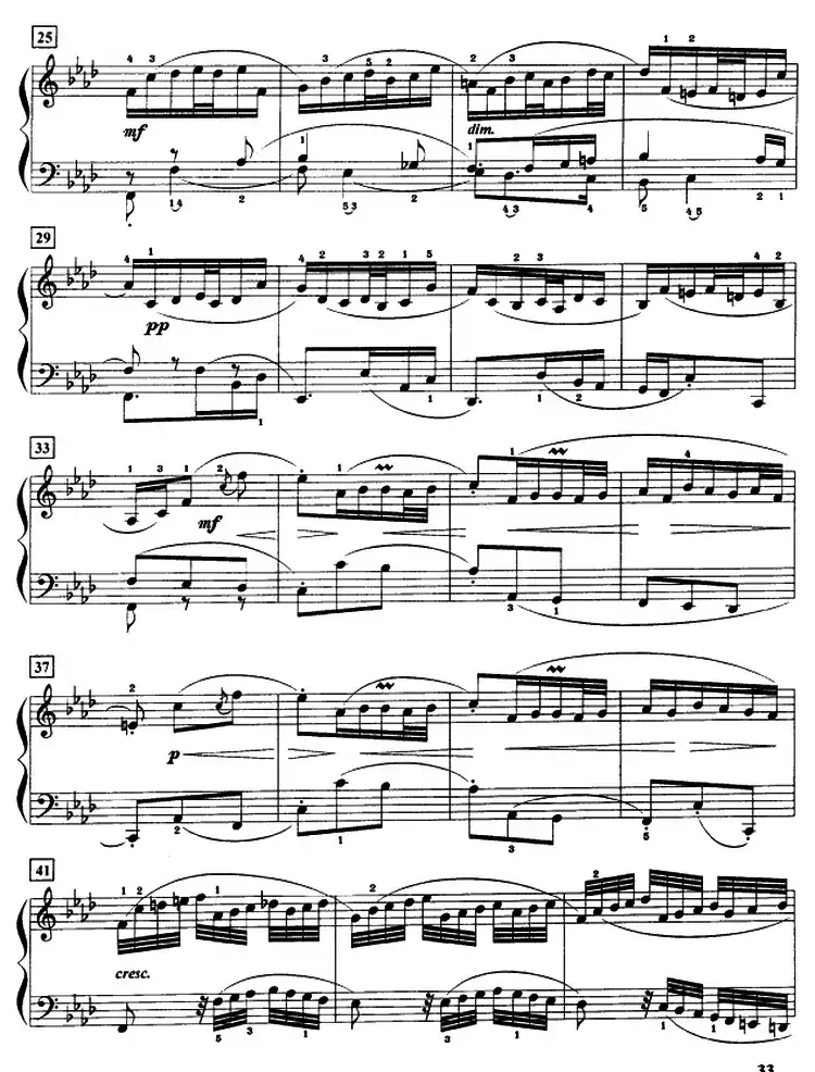 序曲(练习多声部及波音)