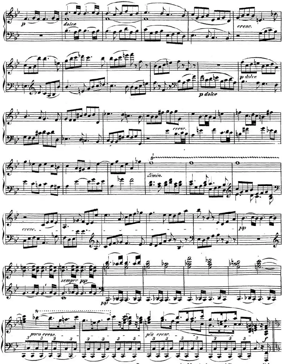 贝多芬钢琴奏鸣曲28 A大调 Op.101 A major