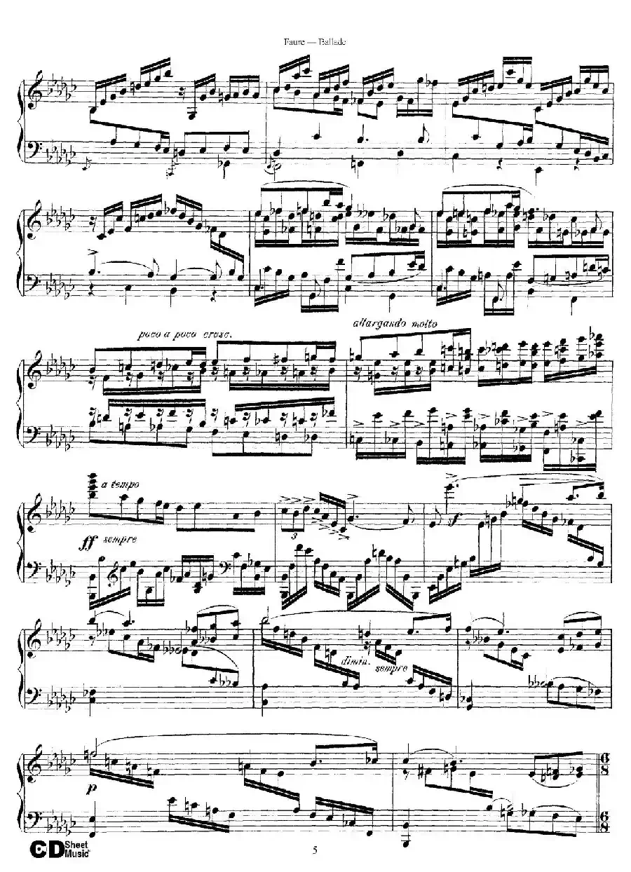 Ballade Op.19（叙事曲）