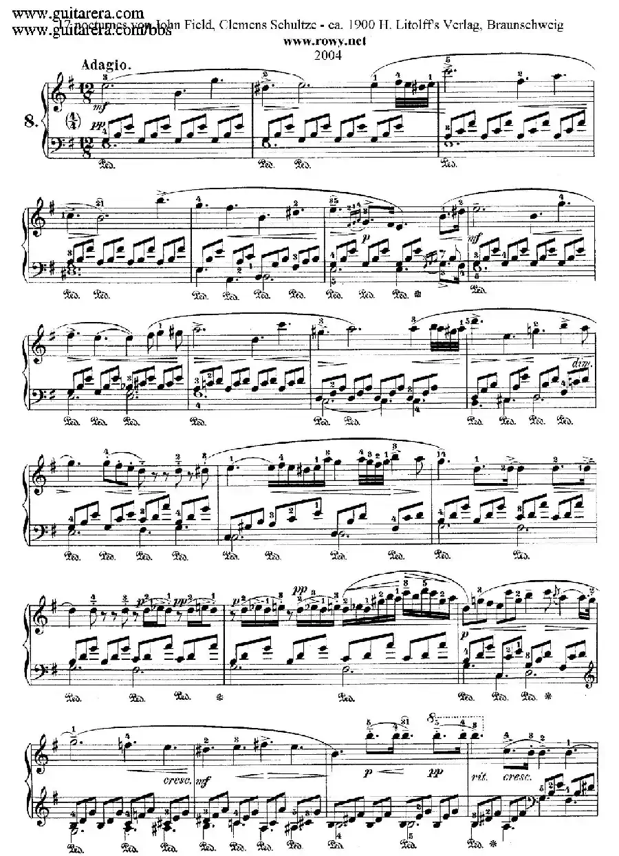 Nocturne No.8 in e Minor （e小调第八号夜曲）