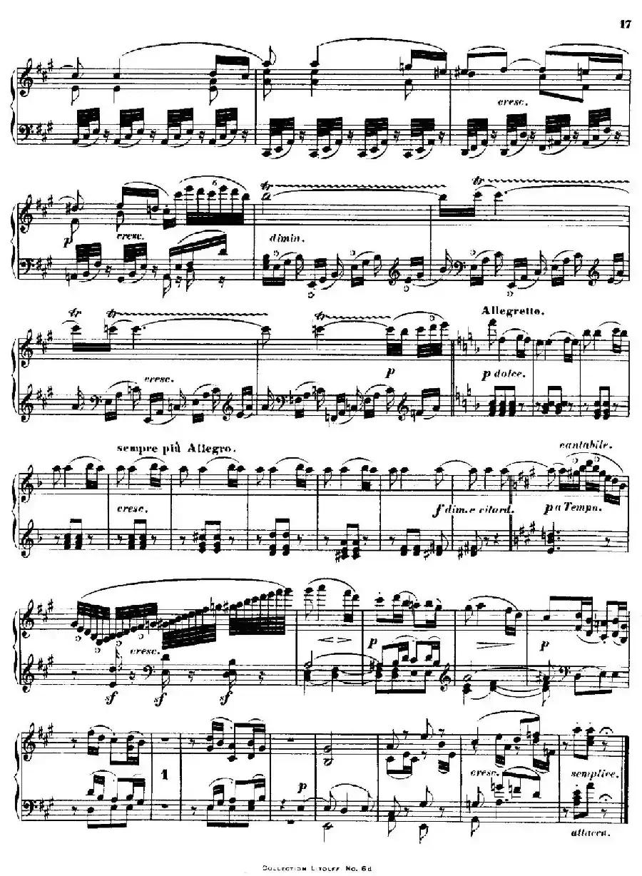 Quartet No.14（升c小调第十四弦乐四重奏钢琴版）