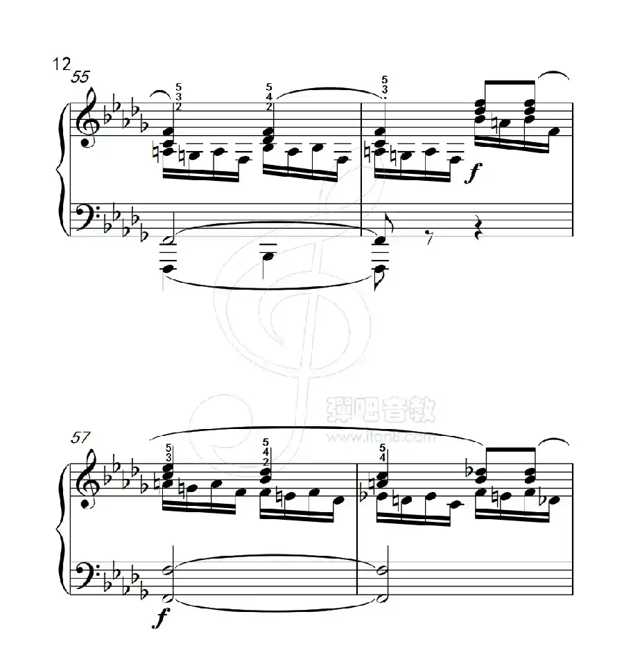 练习曲 55（克拉莫钢琴练习曲60首）