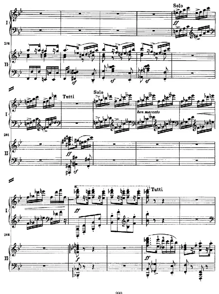 降B大调第二钢琴协奏曲（P91——104）