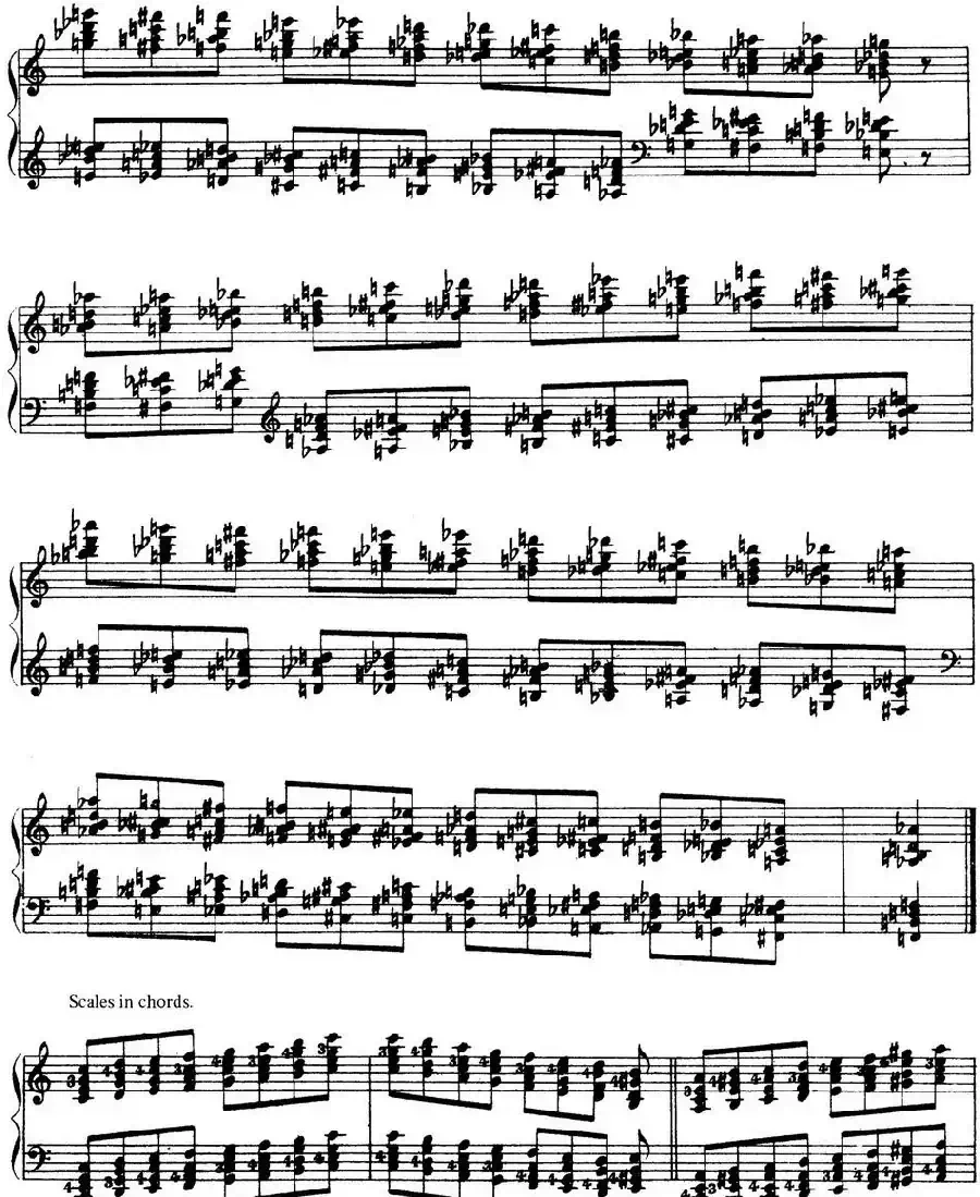 Technical Exercises S.146（李斯特钢琴技巧练习 BOOK Ⅷ）
