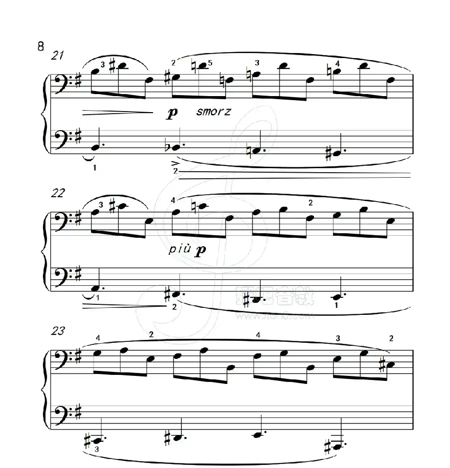 练习曲 23(克拉莫钢琴练习曲60首)