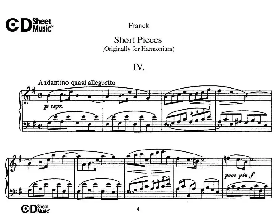 18 Short Pieces（18首小品·Ⅳ）