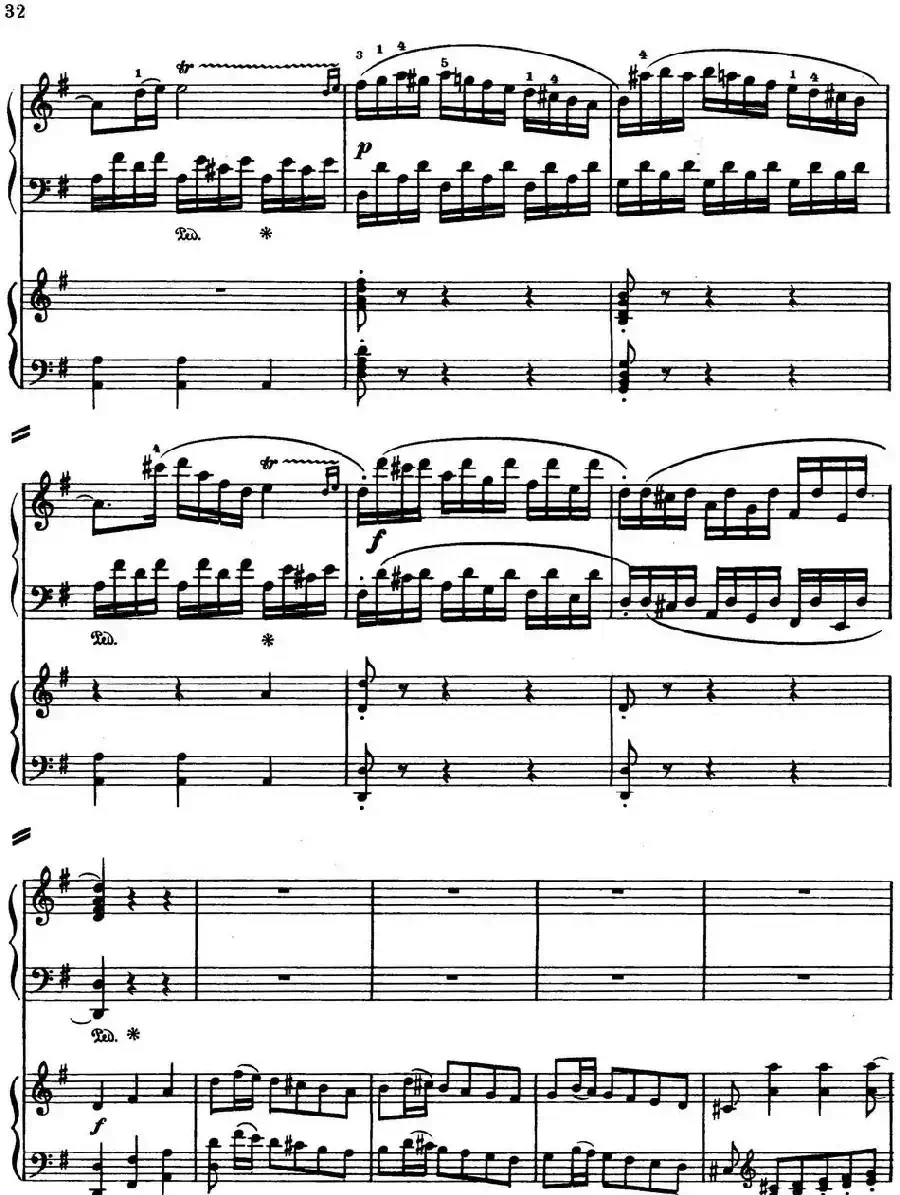 二十八部钢琴协奏曲 No.4