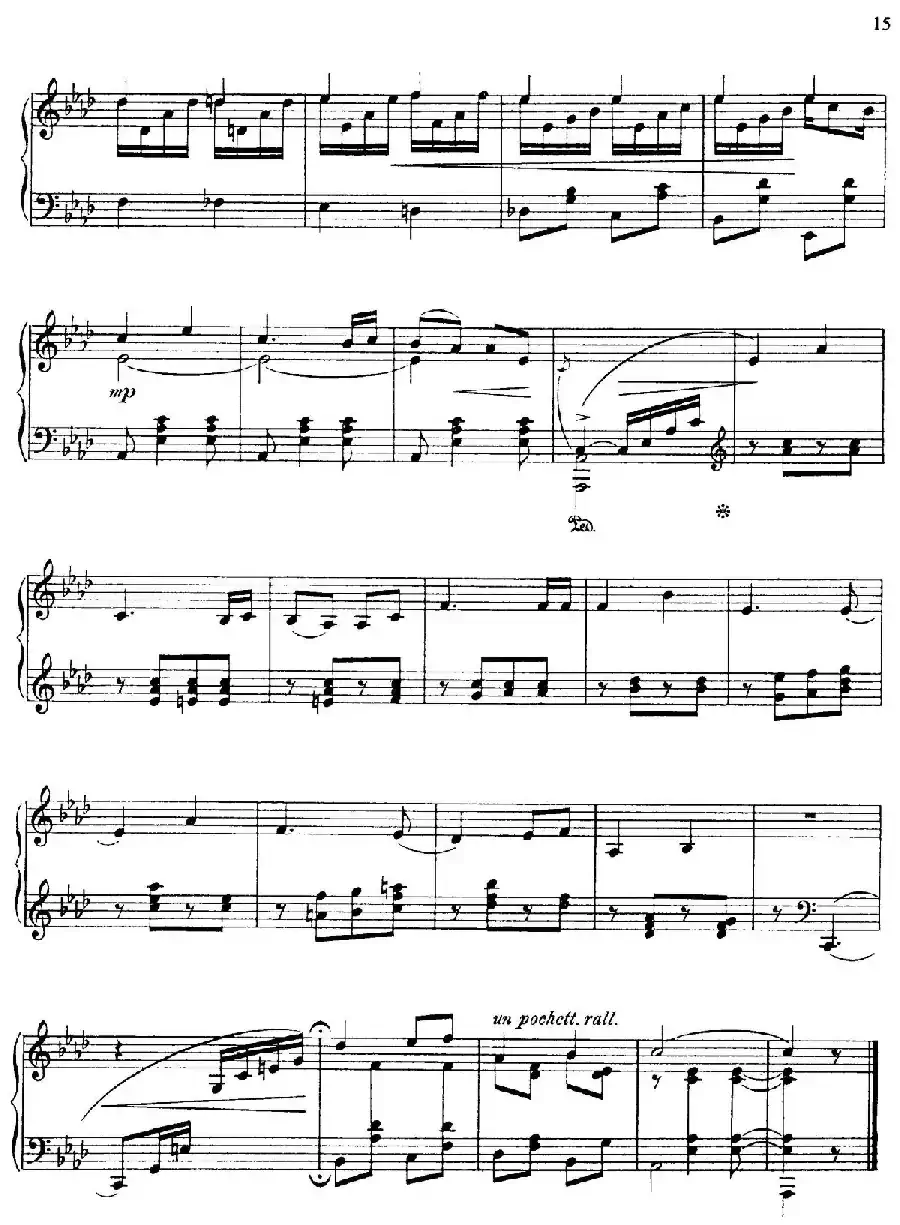 The Flowers（花之组曲）（Op.85.Nr.4）