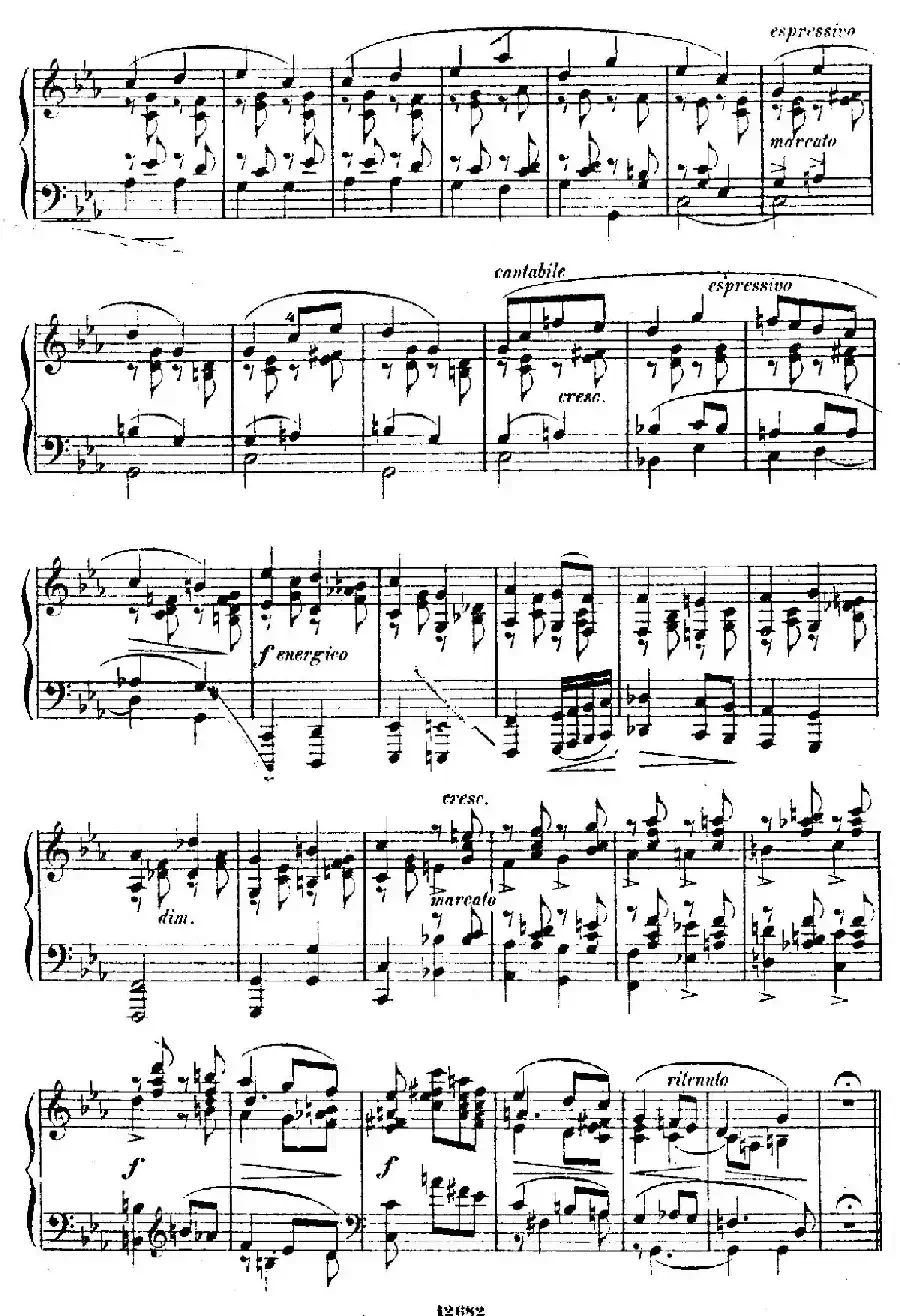 Douze Etudes de Salon Op.5（12首沙龙练习曲·1）