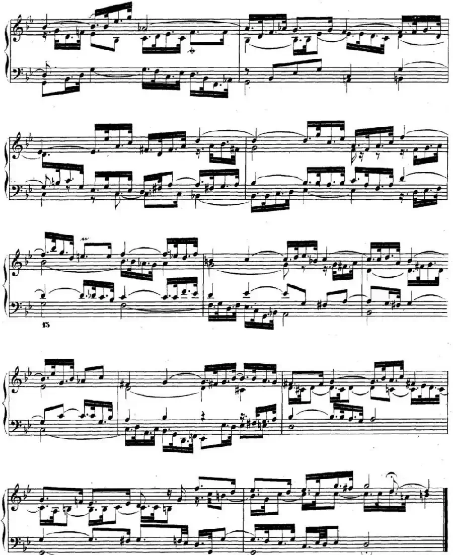 巴赫《平均律钢琴曲集·第二卷》之前奏曲(NO.16)