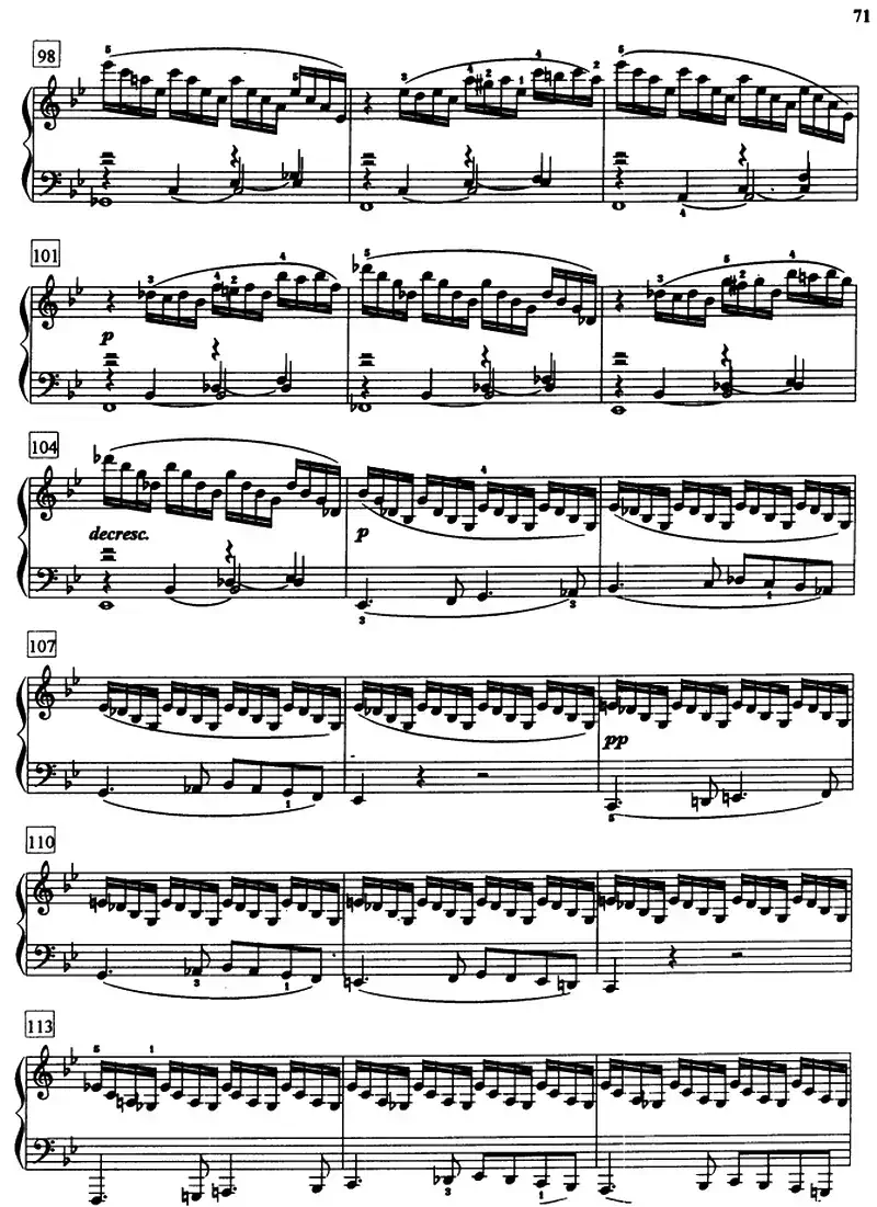 bB大调奏鸣曲Op.22（第一乐章）