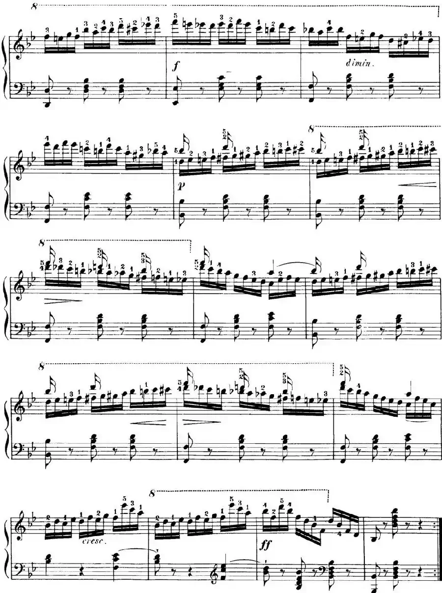 40首车尔尼Op.299钢琴快速练习曲（NO.31）