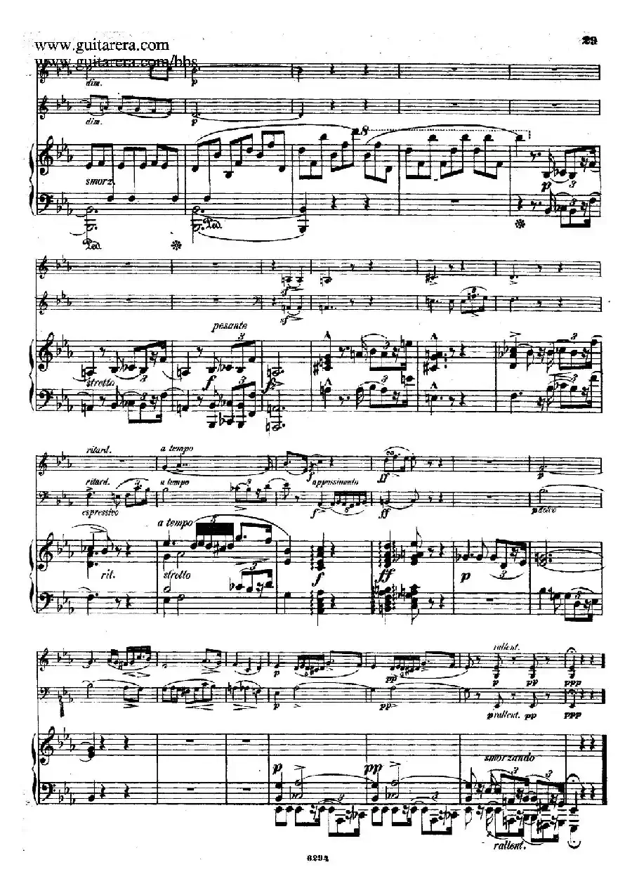 Piano Trio in g Minor Op.8（g小调钢琴三重奏）