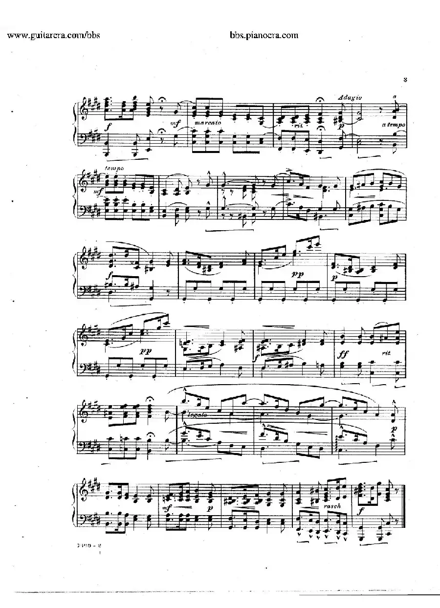 Humoreske in c-sharp Minor Op.59（升c小调幽默曲）
