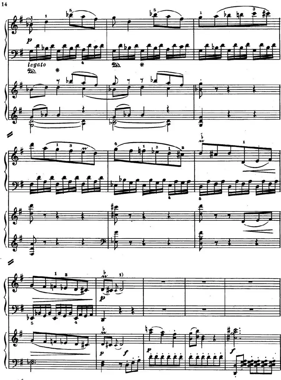 二十八部钢琴协奏曲 No.4